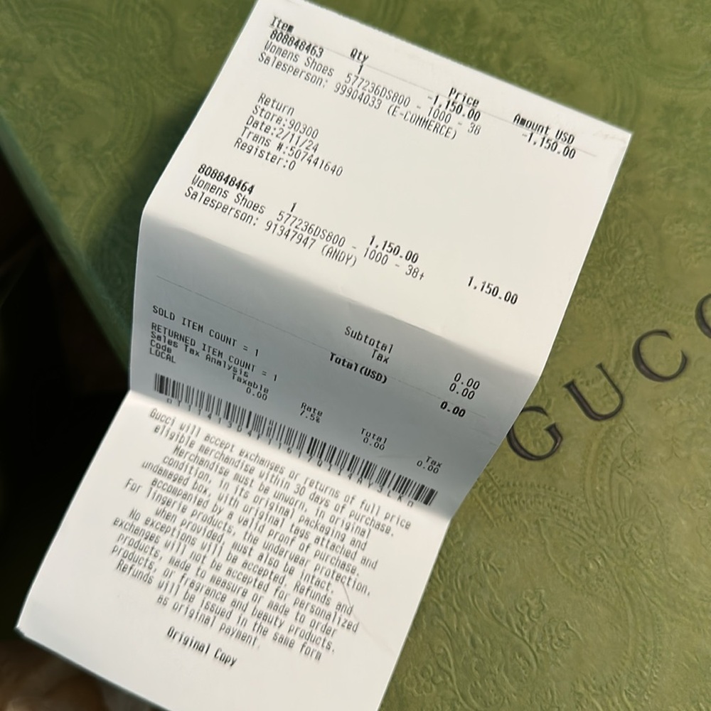 Gucci Black Leather Loafers with Gold Hardware
NWT - Picture 3 of 5